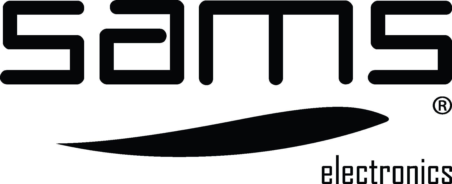 Sams Electronics Black Logo Vector Logo